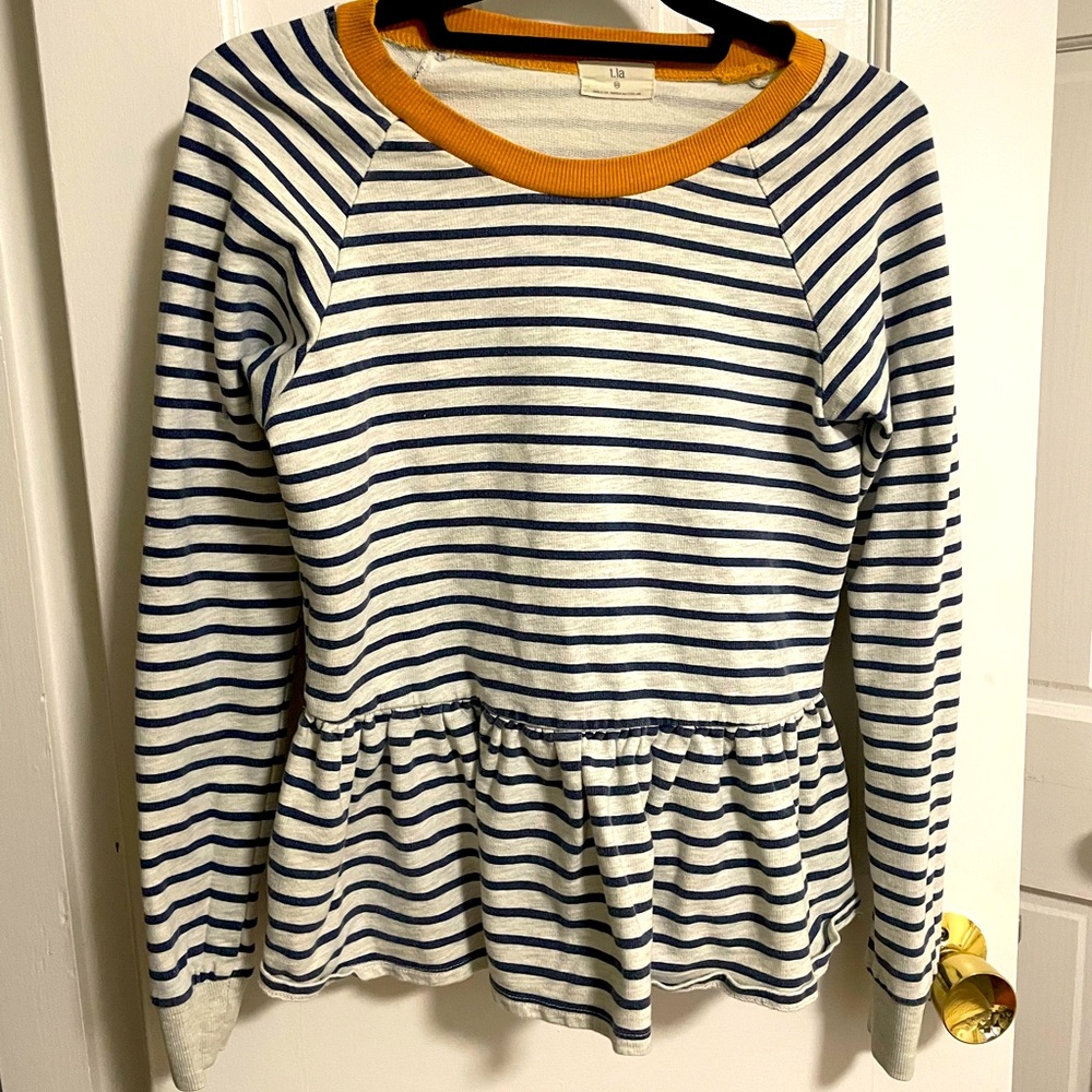 Anthropologie (T.la) cotton striped sweater